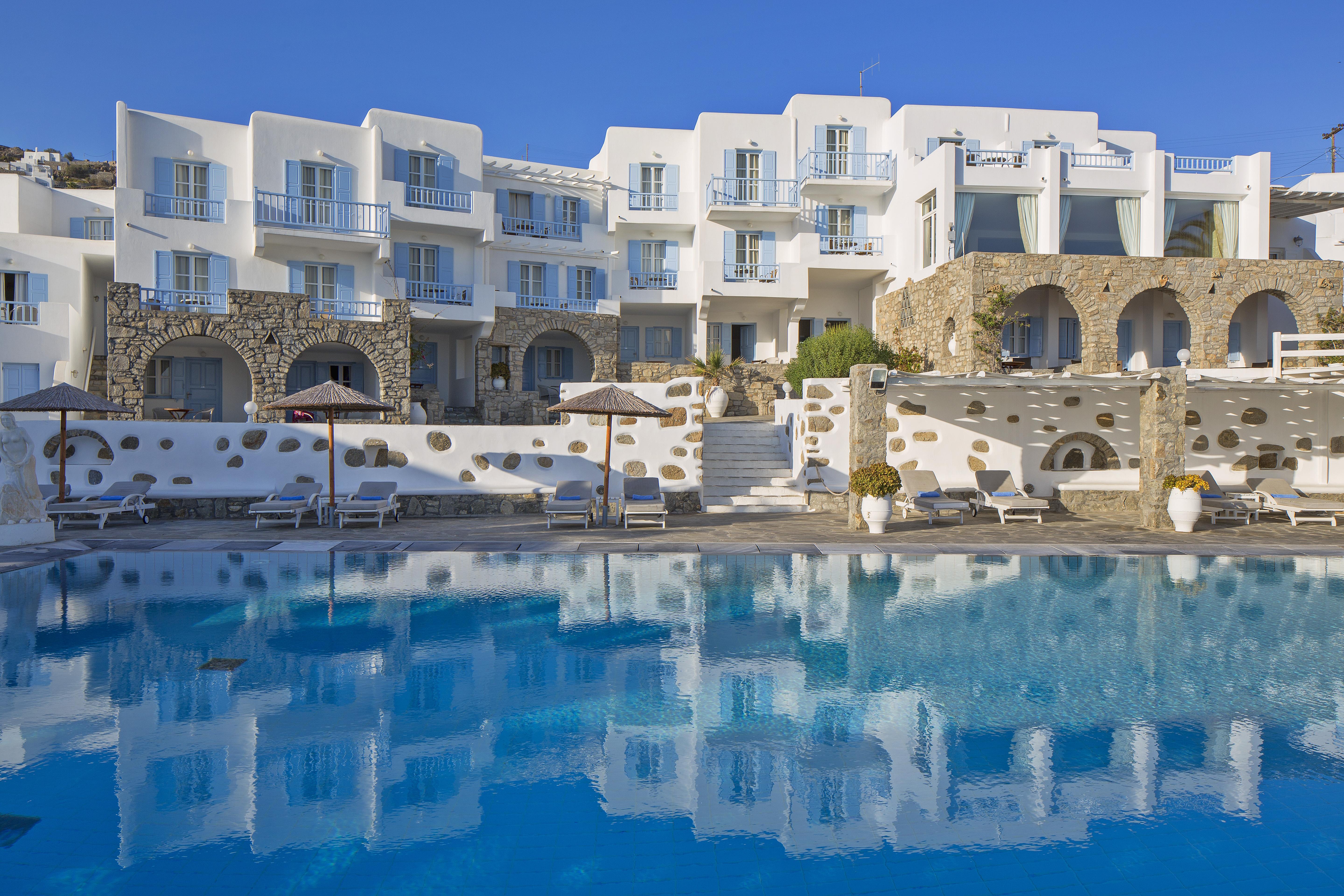 Manoula'S Beach Mykonos Resort Agios Ioannis Diakoftis Extérieur photo