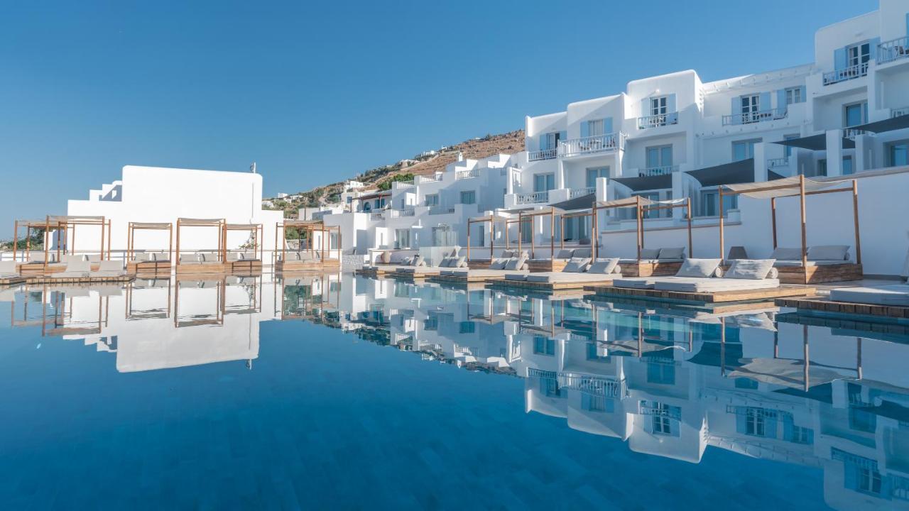 Manoula'S Beach Mykonos Resort Agios Ioannis Diakoftis Extérieur photo